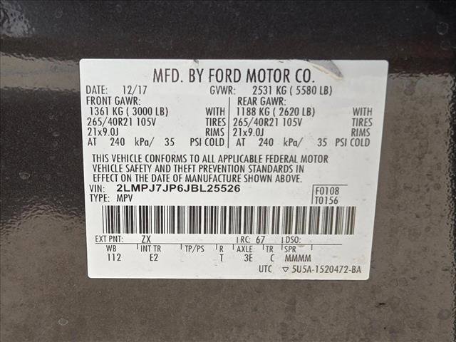 Used 2018 Lincoln MKX Black Label w/ Driver Assistance Package image 24