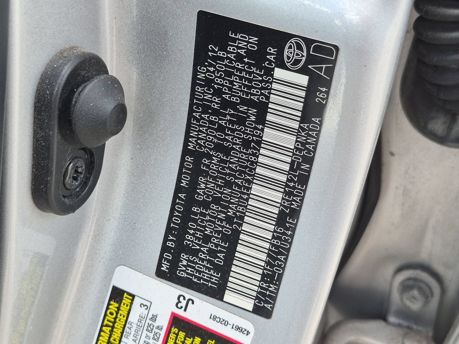 Used 2012 Toyota Corolla LE FWD image 25