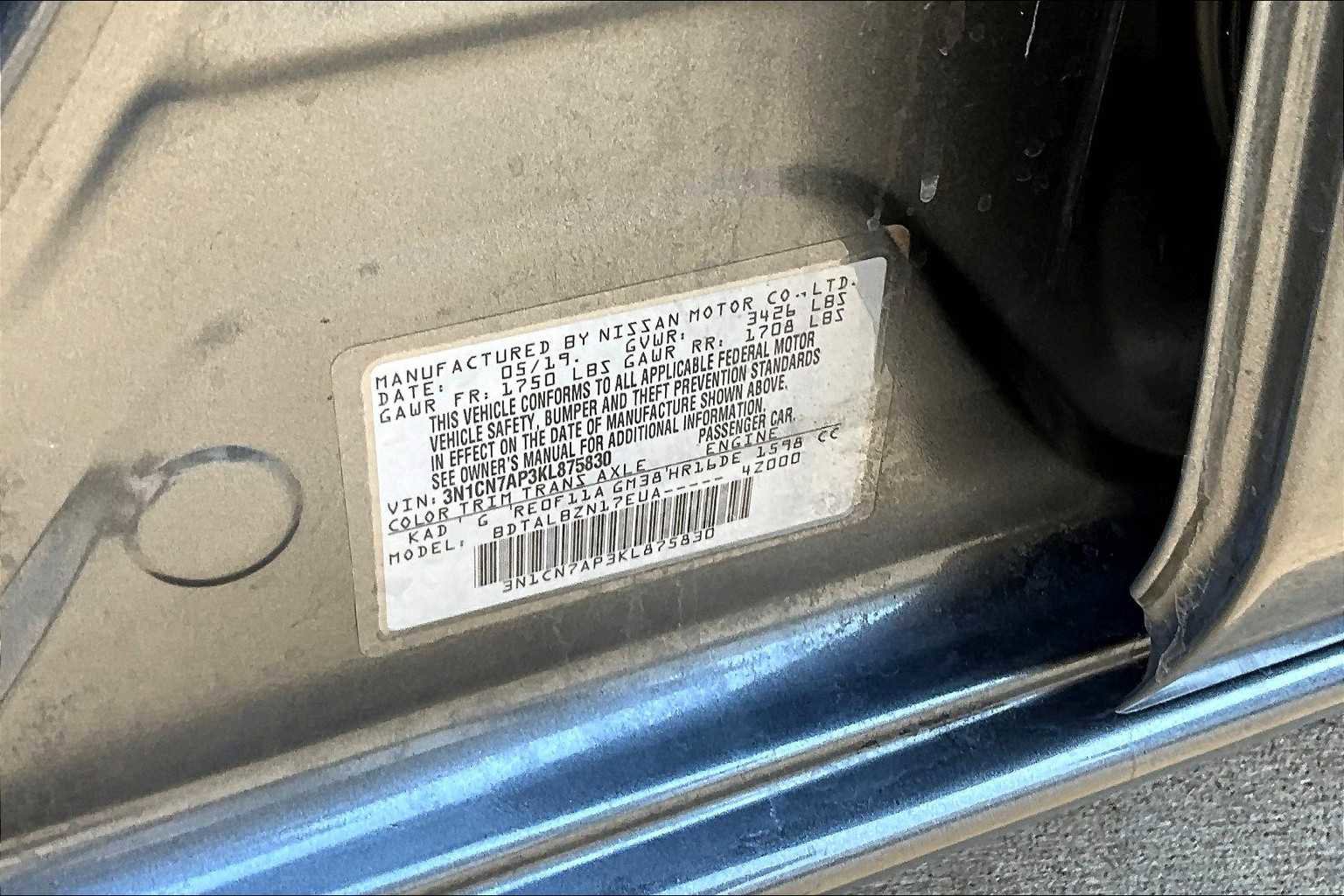 Used 2019 Nissan Versa SV image 31