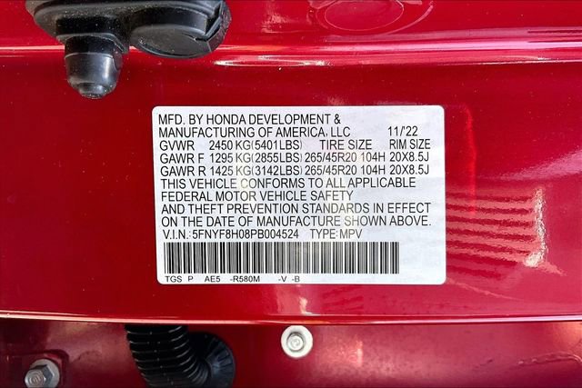 Used 2023 Honda Passport Elite image 16