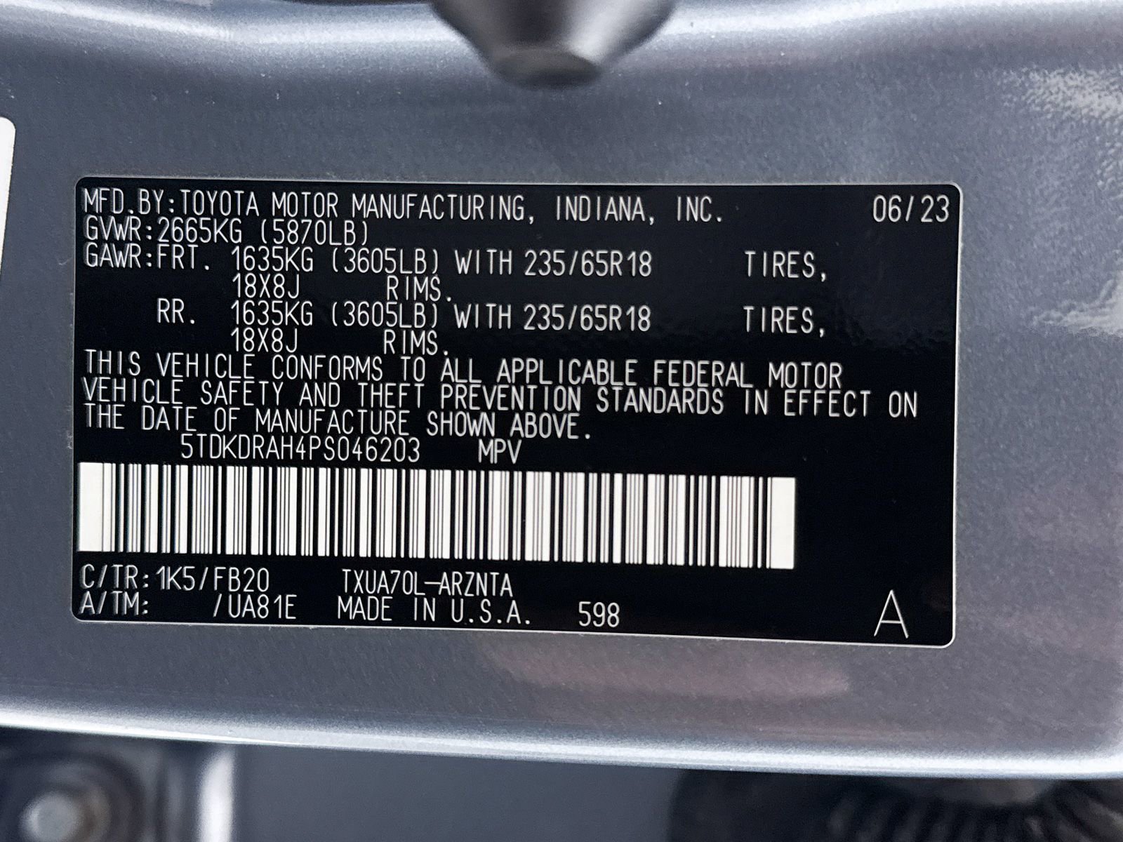 Used 2023 Toyota Highlander LE image 40
