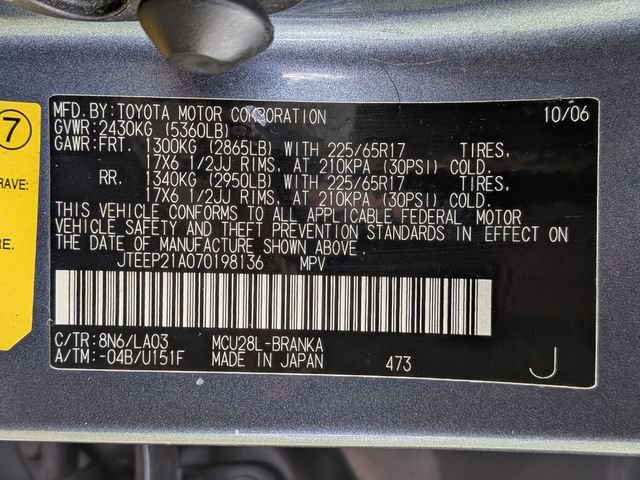Used 2007 Toyota Highlander Limited AWD/4WD image 30