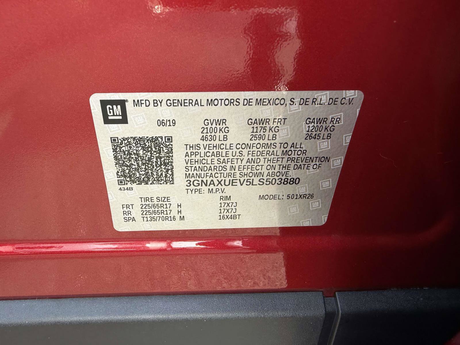 Used 2020 Chevrolet Equinox LT AWD/4WD image 18
