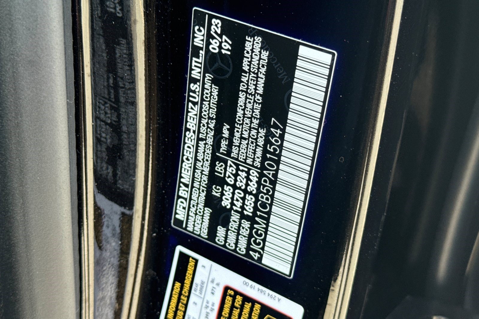 Certified 2023 Mercedes-Benz EQE 350+ 4MATIC SUV image 30