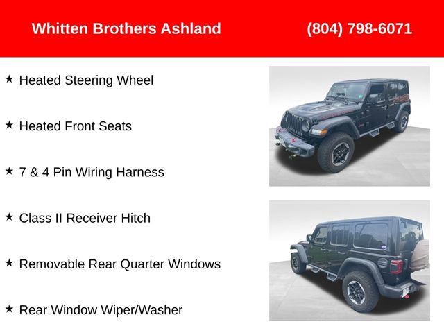 Used 2022 Jeep Wrangler Unlimited Rubicon w/ Steel Bumper Group image 9