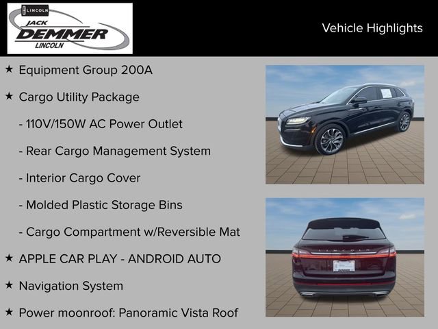 Used 2021 Lincoln Nautilus Reserve w/ Cargo Utility Package image 23
