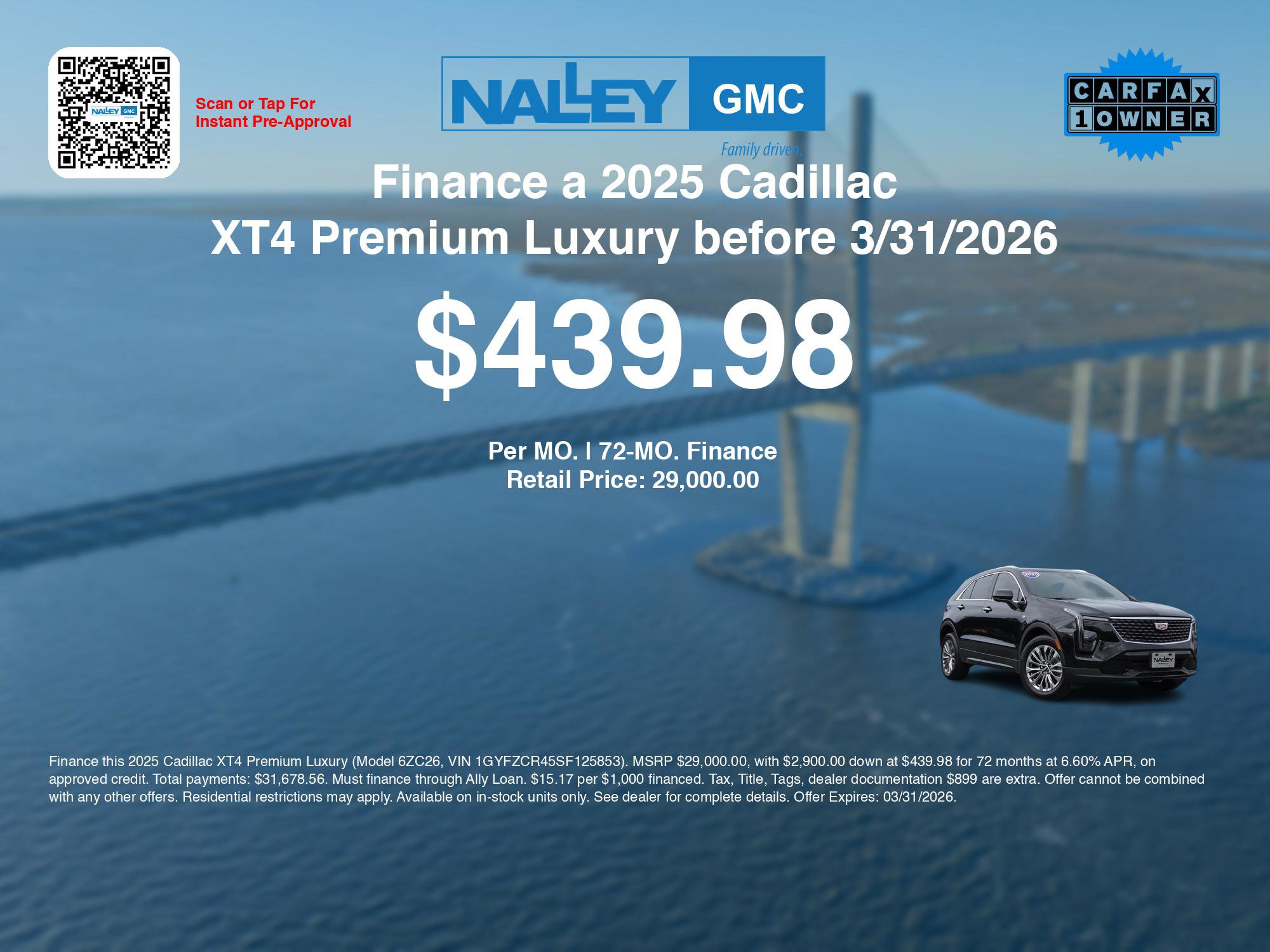 Used 2025 Cadillac XT4 Premium Luxury image 3