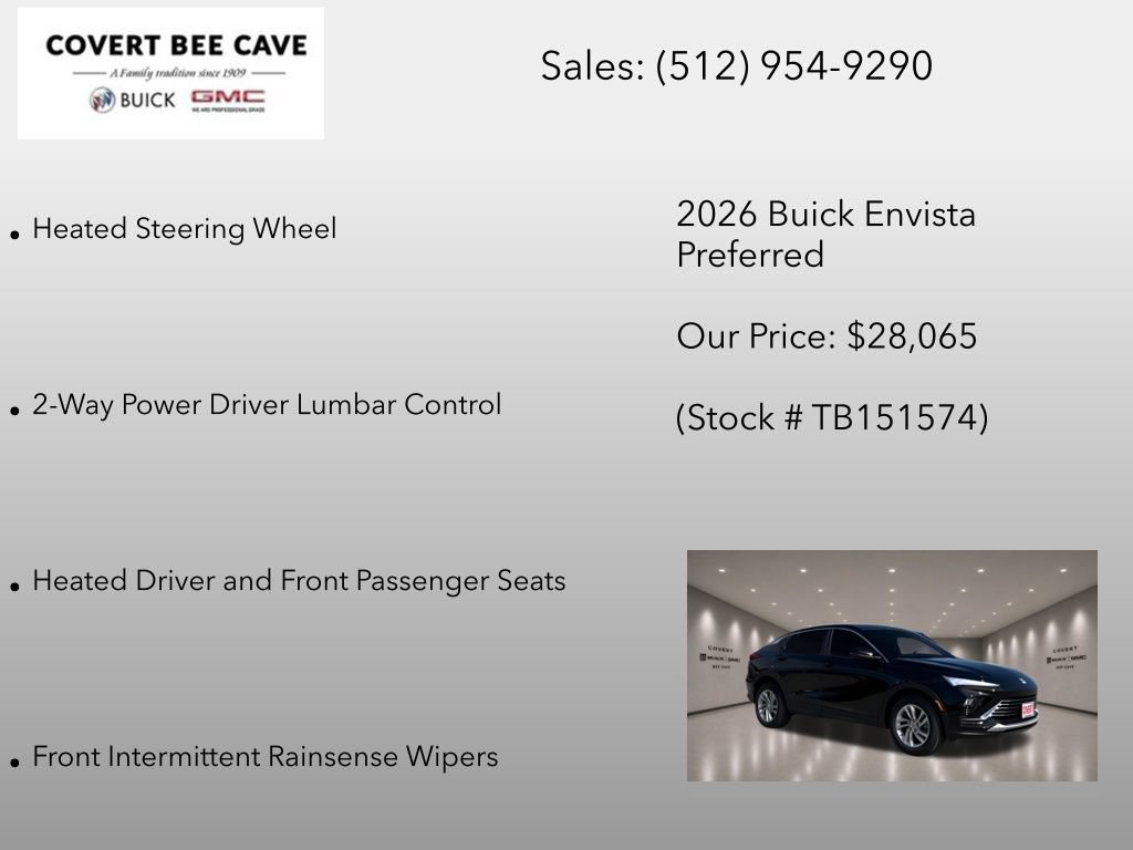 New 2026 Buick Envista Sport Touring w/ Convenience I Package FWD image 24
