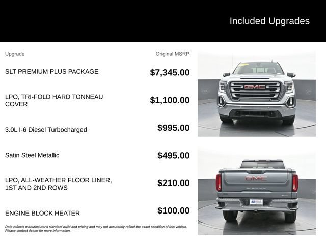 Used 2021 GMC Sierra 1500 SLT w/ SLT Premium Plus Package AWD/4WD image 9