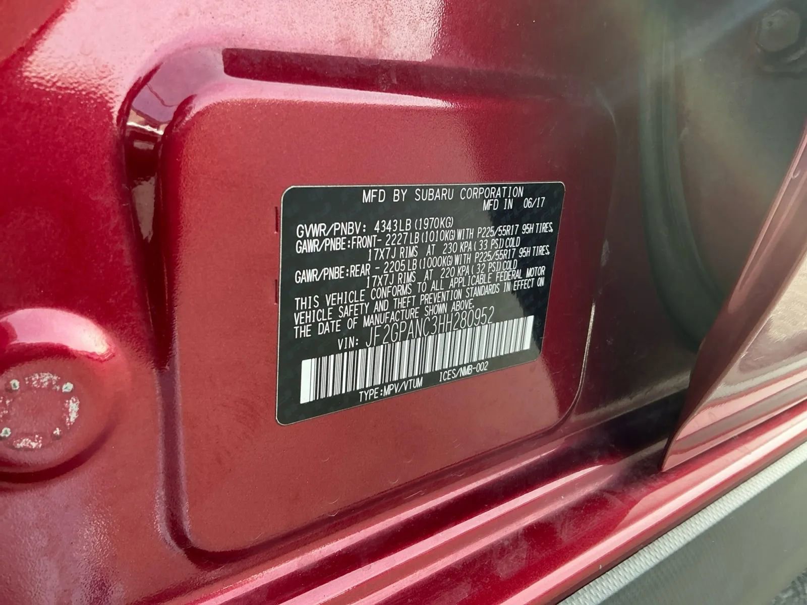 Used 2017 Subaru Crosstrek 2.0i Limited image 35