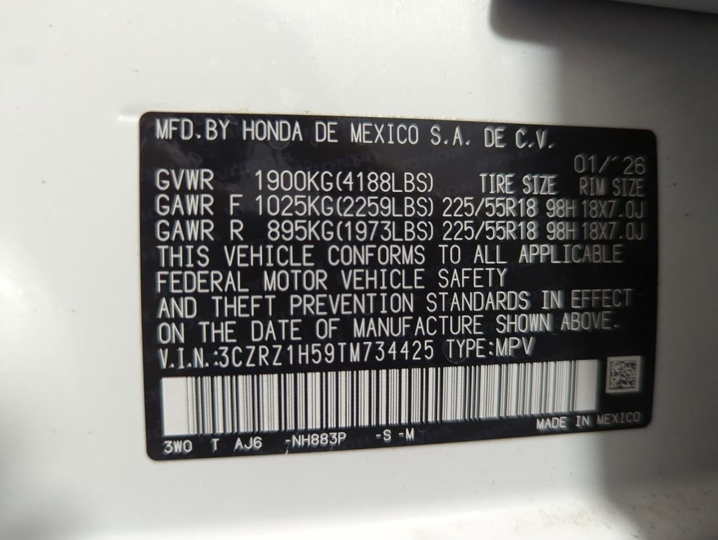 Certified 2026 Honda HR-V Sport image 25