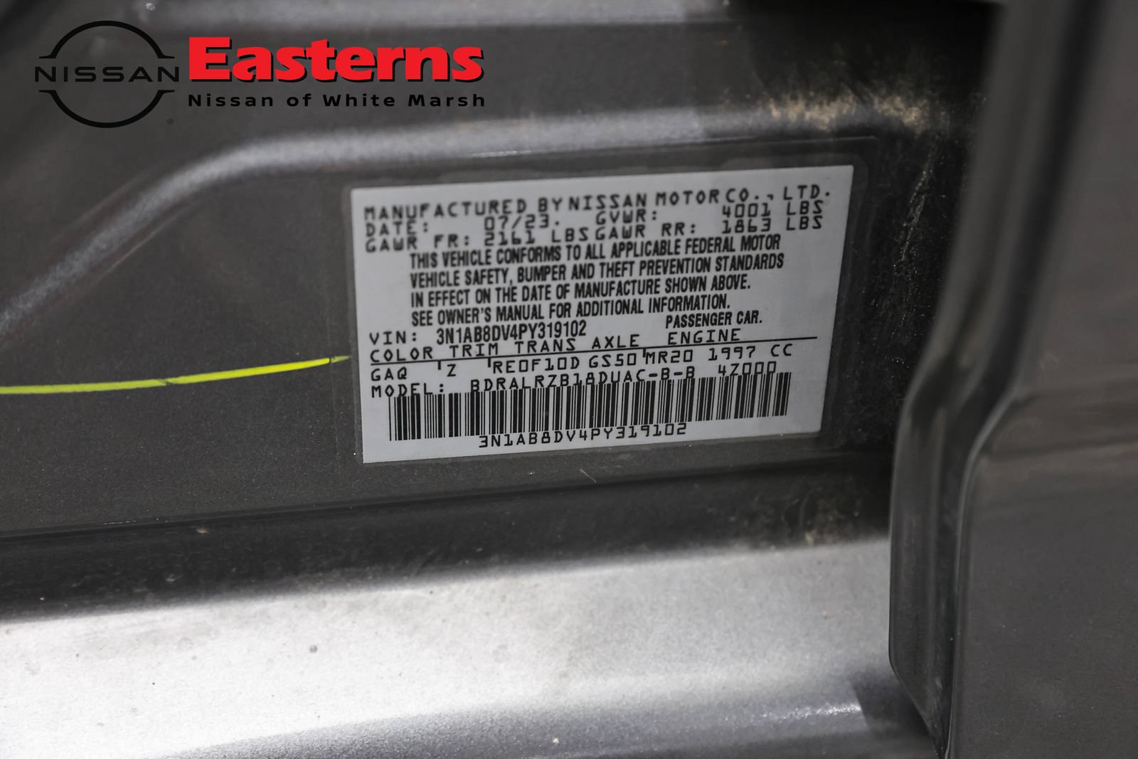 Used 2023 Nissan Sentra SR w/ Midnight Edition Package FWD image 34