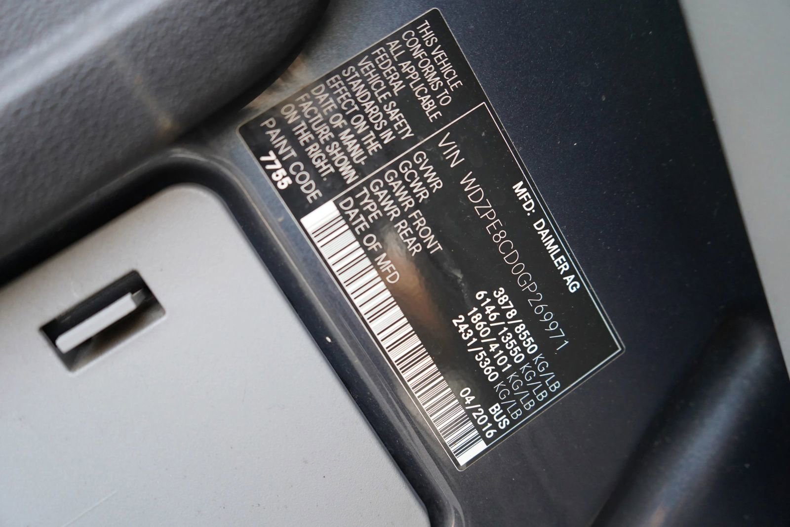 Used 2016 Mercedes-Benz Sprinter 2500 image 9