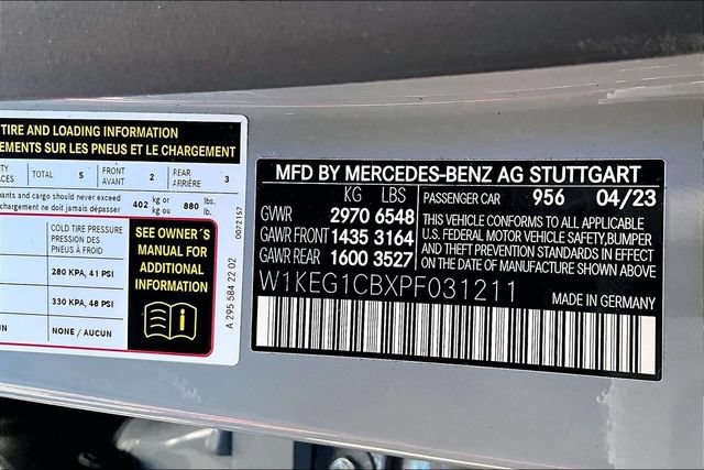 Certified 2023 Mercedes-Benz EQE 350+ 4MATIC Sedan image 28
