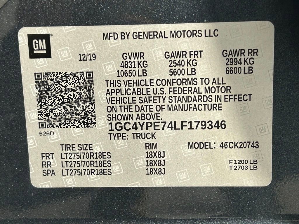 Used 2020 Chevrolet Silverado 2500 LTZ w/ LTZ Plus Package AWD/4WD image 38