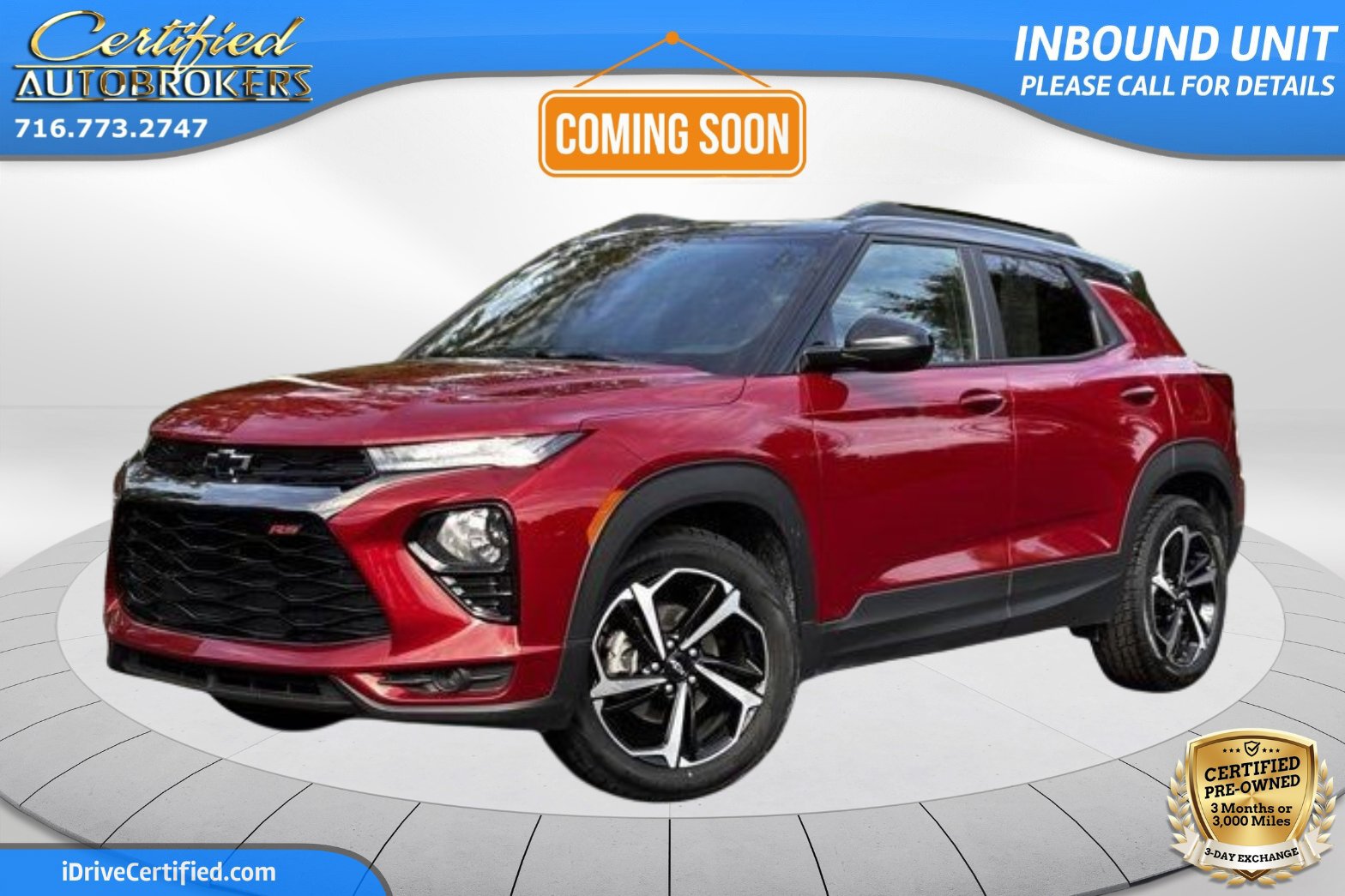 Used 2021 Chevrolet TrailBlazer RS w/ Technology Package