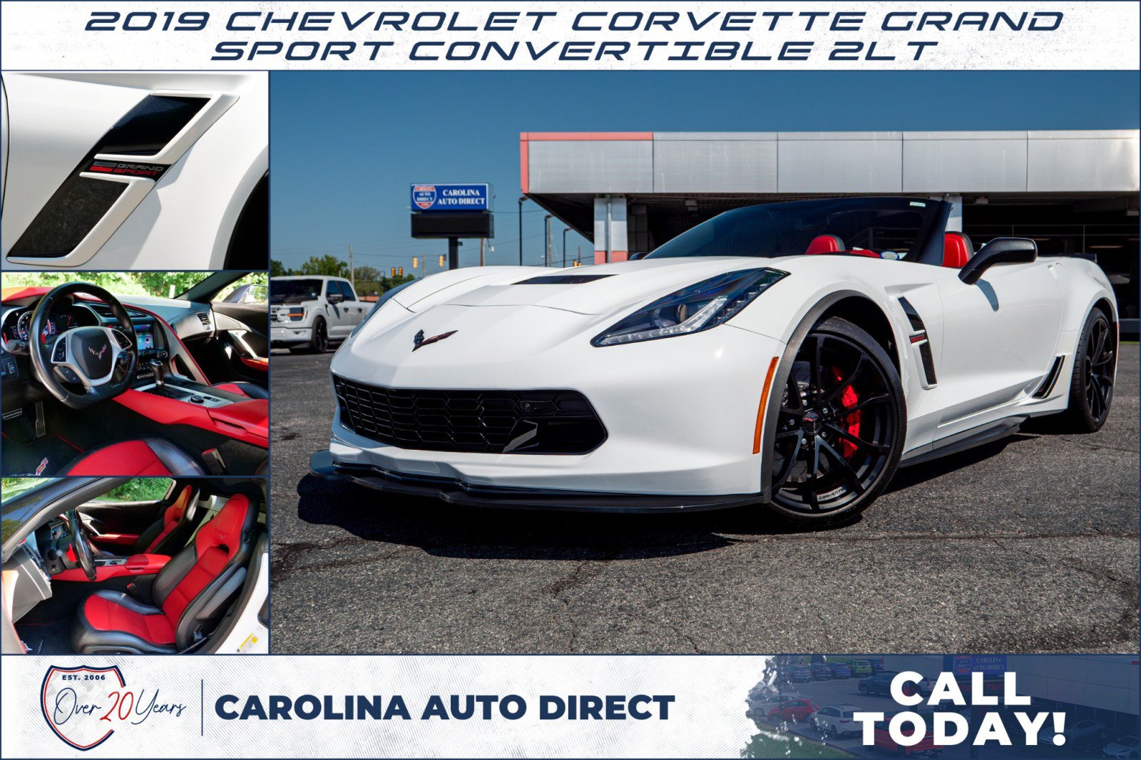 Used 2019 Chevrolet Corvette Grand Sport