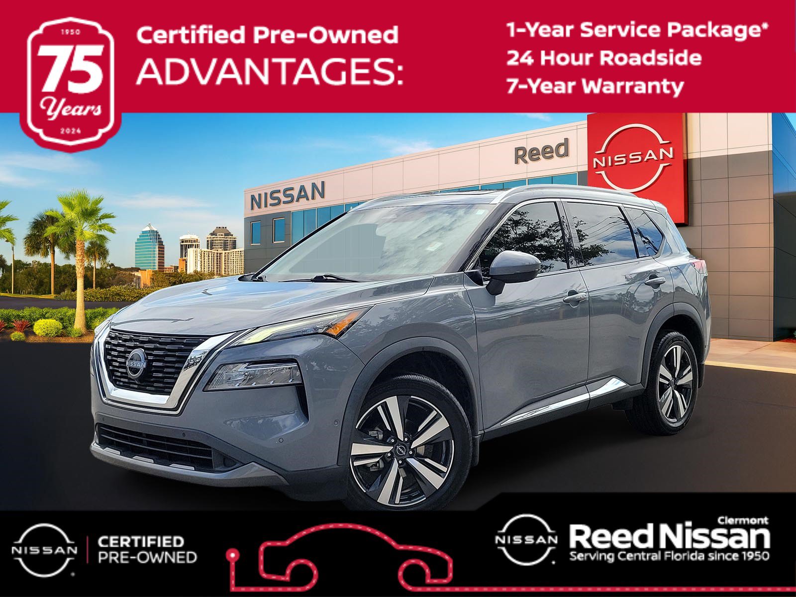 Certified 2023 Nissan Rogue SL w/ SL Premium Package FWD image 1