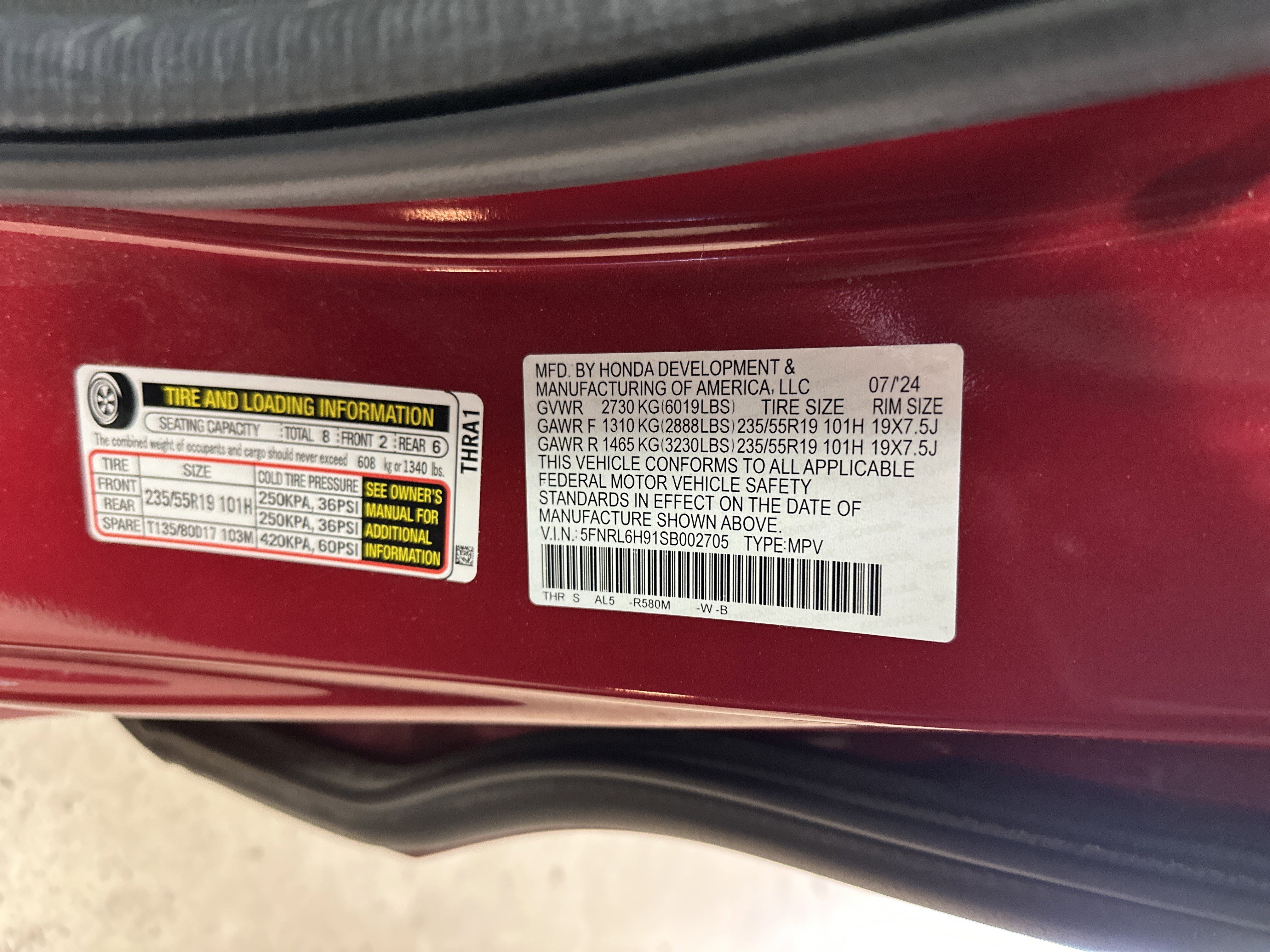 Used 2025 Honda Odyssey Elite image 10