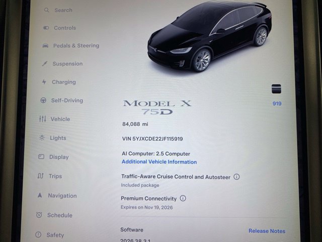 Used 2018 Tesla Model X 75D AWD/4WD image 60