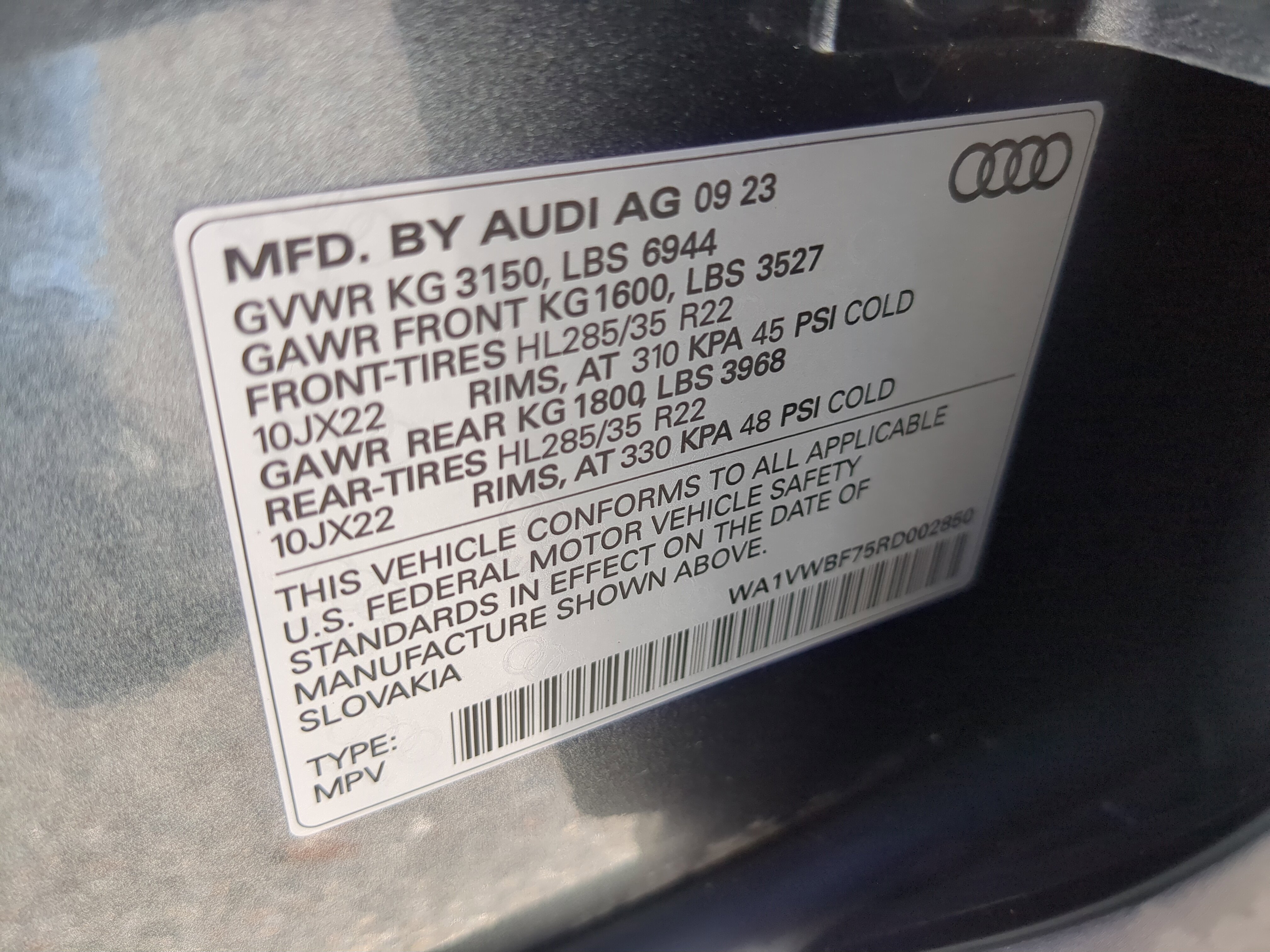 Used 2024 Audi SQ7 Prestige image 35