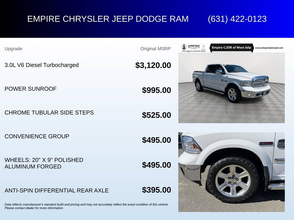 Used 2016 RAM 1500 Laramie Longhorn w/ Convenience Group AWD/4WD image 6