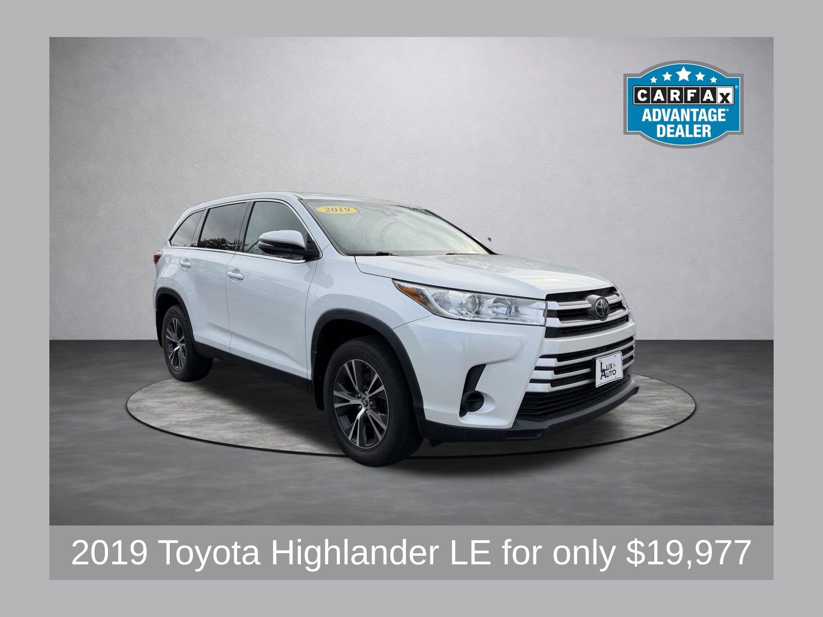Used 2019 Toyota Highlander LE AWD/4WD 360° Tour