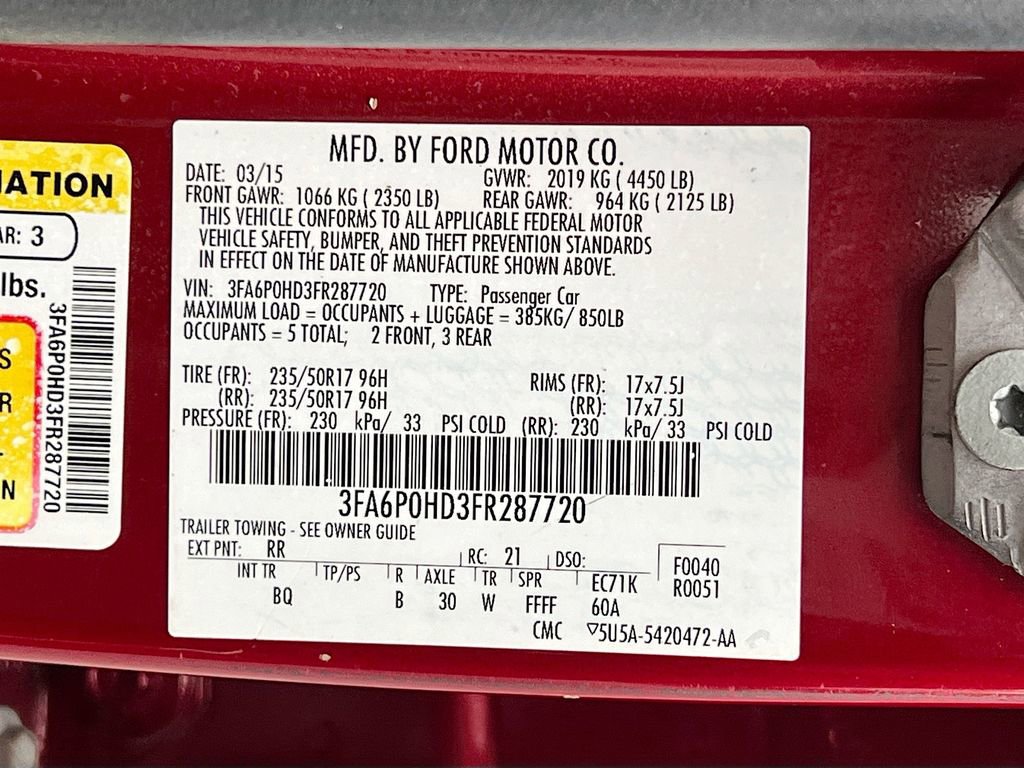 Used 2015 Ford Fusion SE w/ Equipment Group 202A image 28