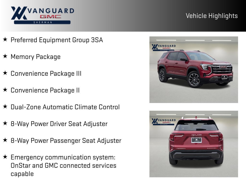 New 2027 GMC Terrain Elevation w/ Elevation Premium Package FWD image 11