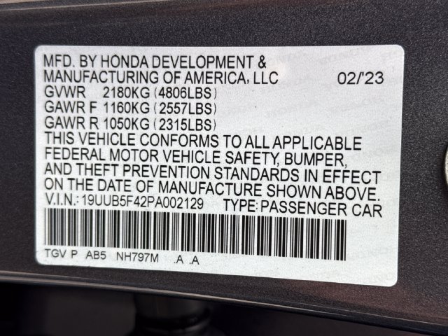 Used 2023 Acura TLX w/ Technology Package FWD image 19