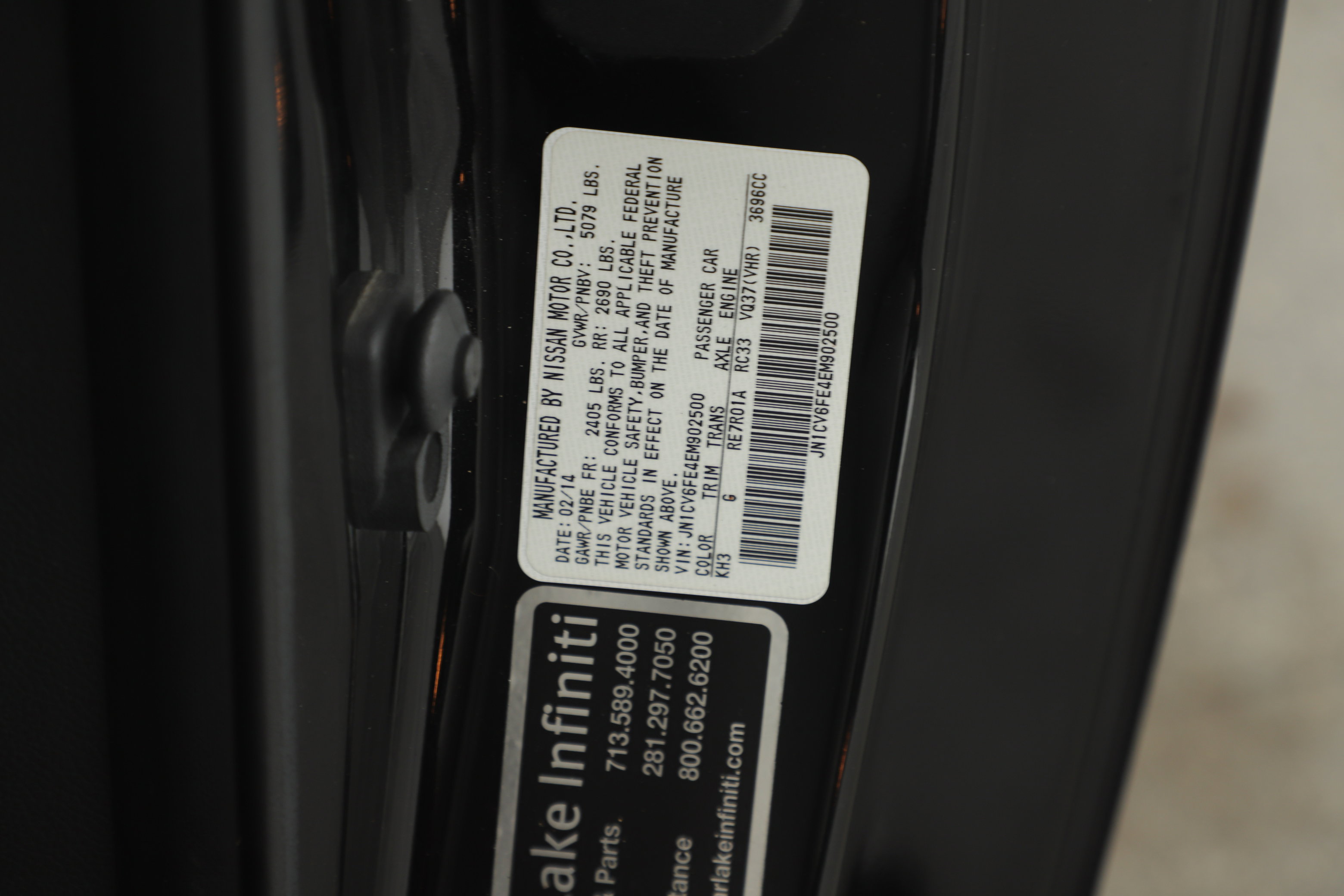 Used 2014 INFINITI Q60 Base w/ Premium Package image 5