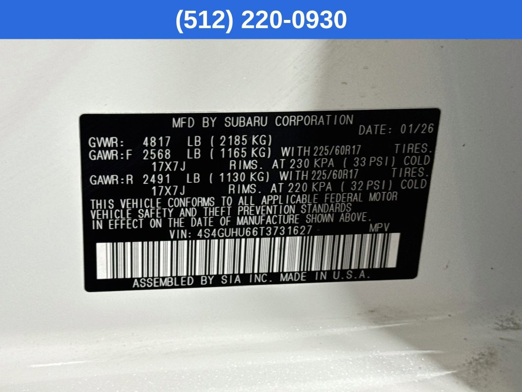 Certified 2026 Subaru Crosstrek 2.5i Wilderness w/ Crosstrek Mirror Package AWD/4WD image 41