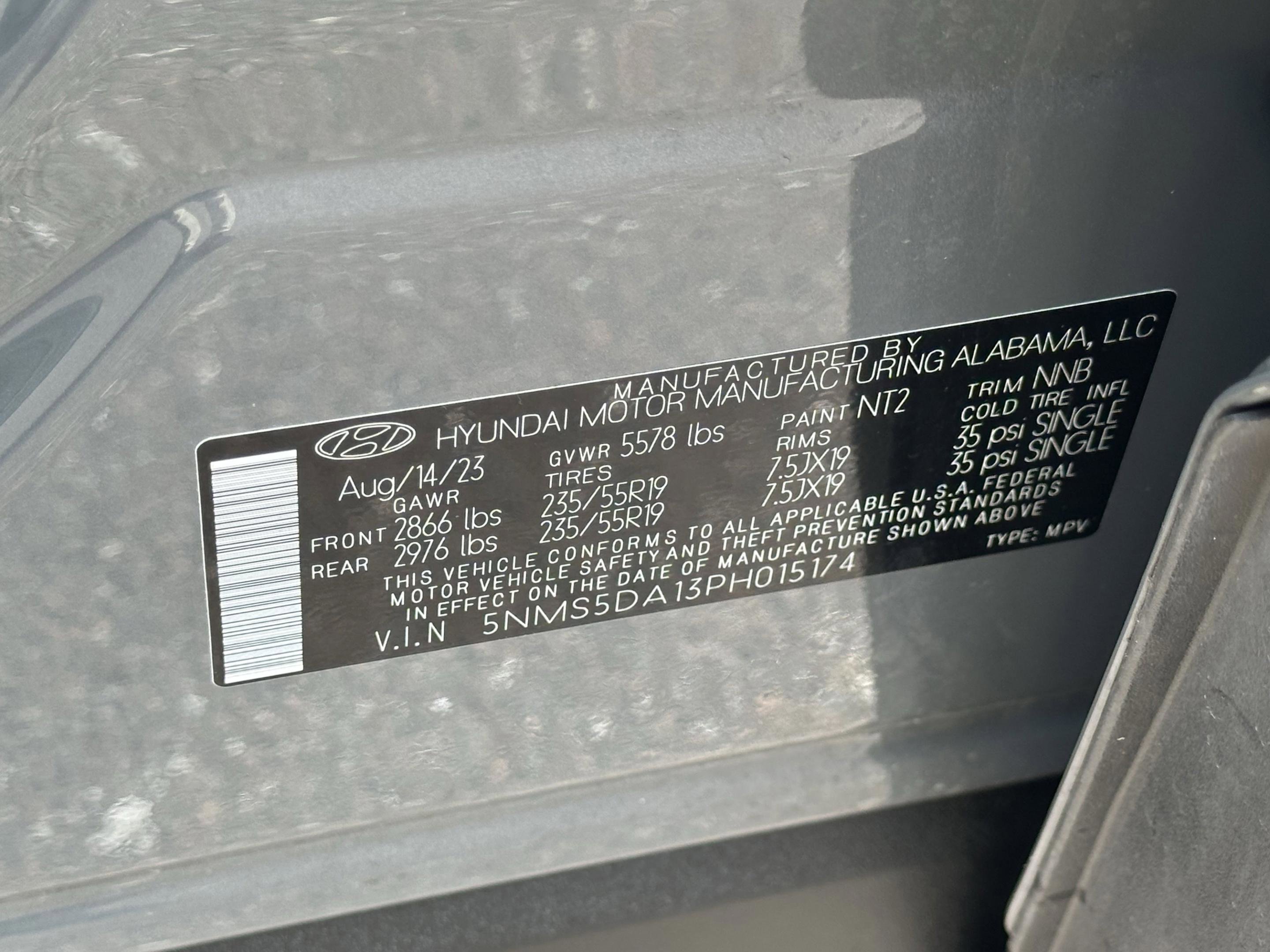 Certified 2023 Hyundai Santa Fe Limited AWD/4WD image 36