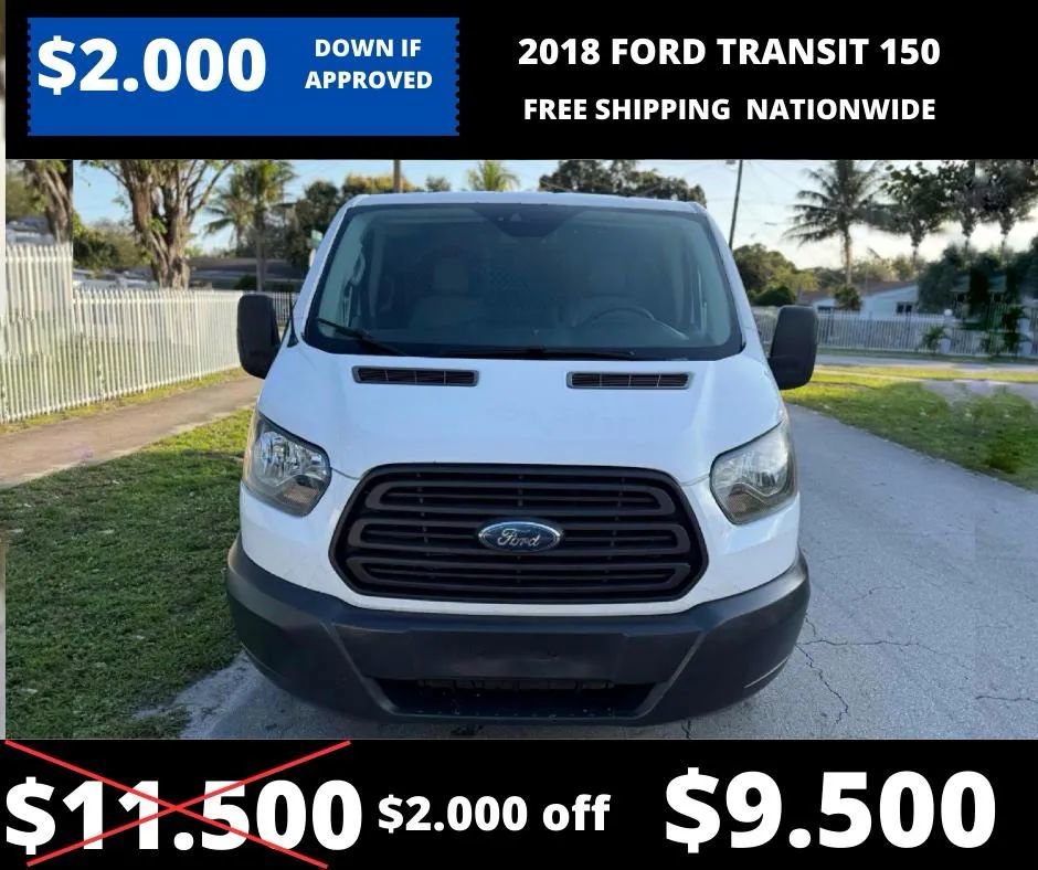 Used 2018 Ford Transit 150 130 Low Roof image 2