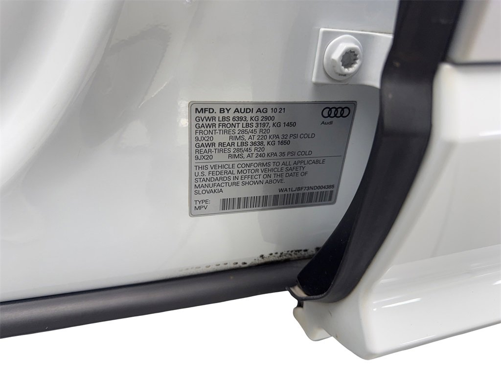 Used 2022 Audi Q7 2.0T Premium Plus w/ Premium Plus Package image 95