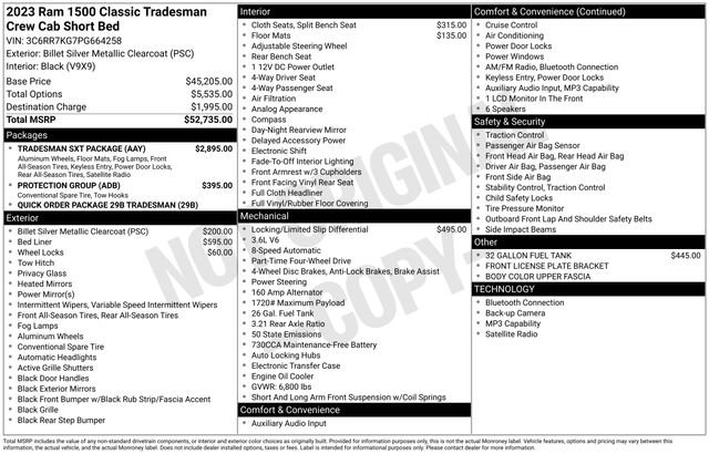 Used 2023 RAM 1500 Tradesman w/ Tradesman SXT Package AWD/4WD image 16