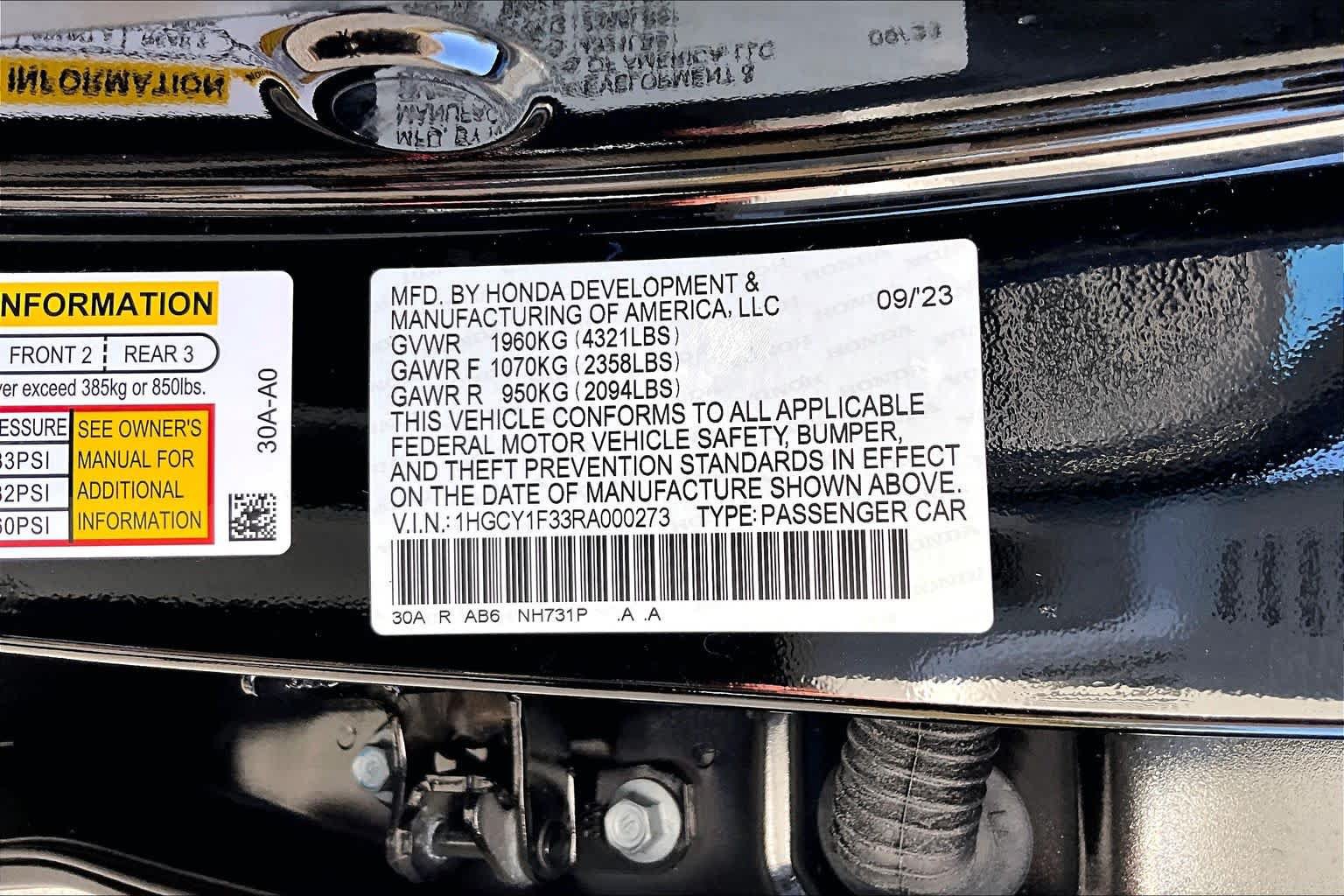 Used 2024 Honda Accord EX image 35