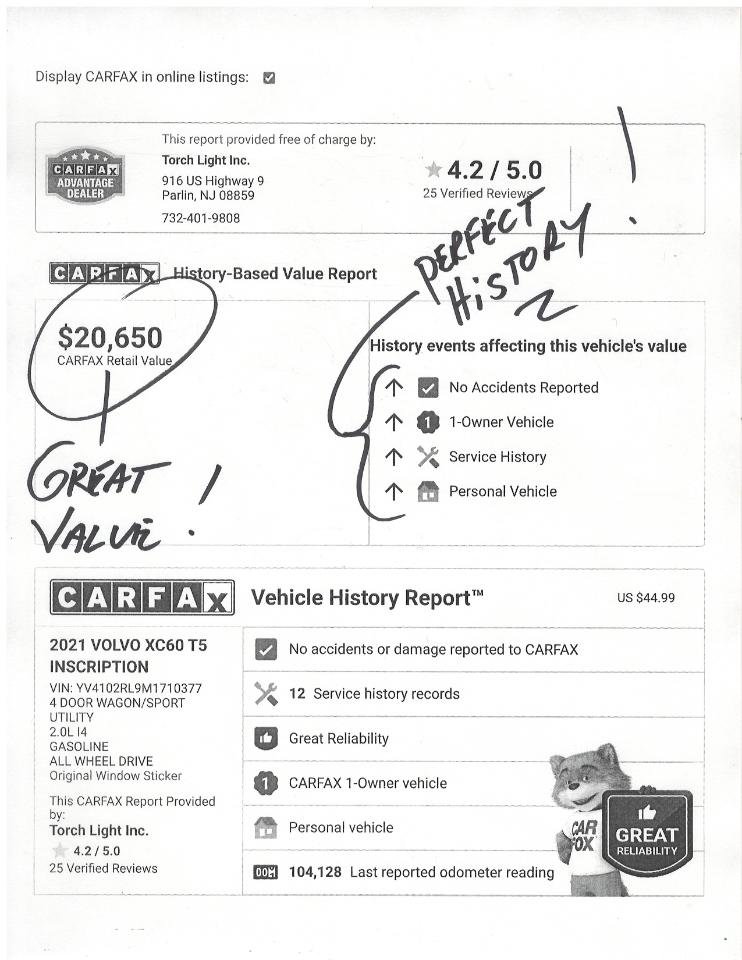 Used 2021 Volvo XC60 T5 Inscription w/ Climate Package image 23