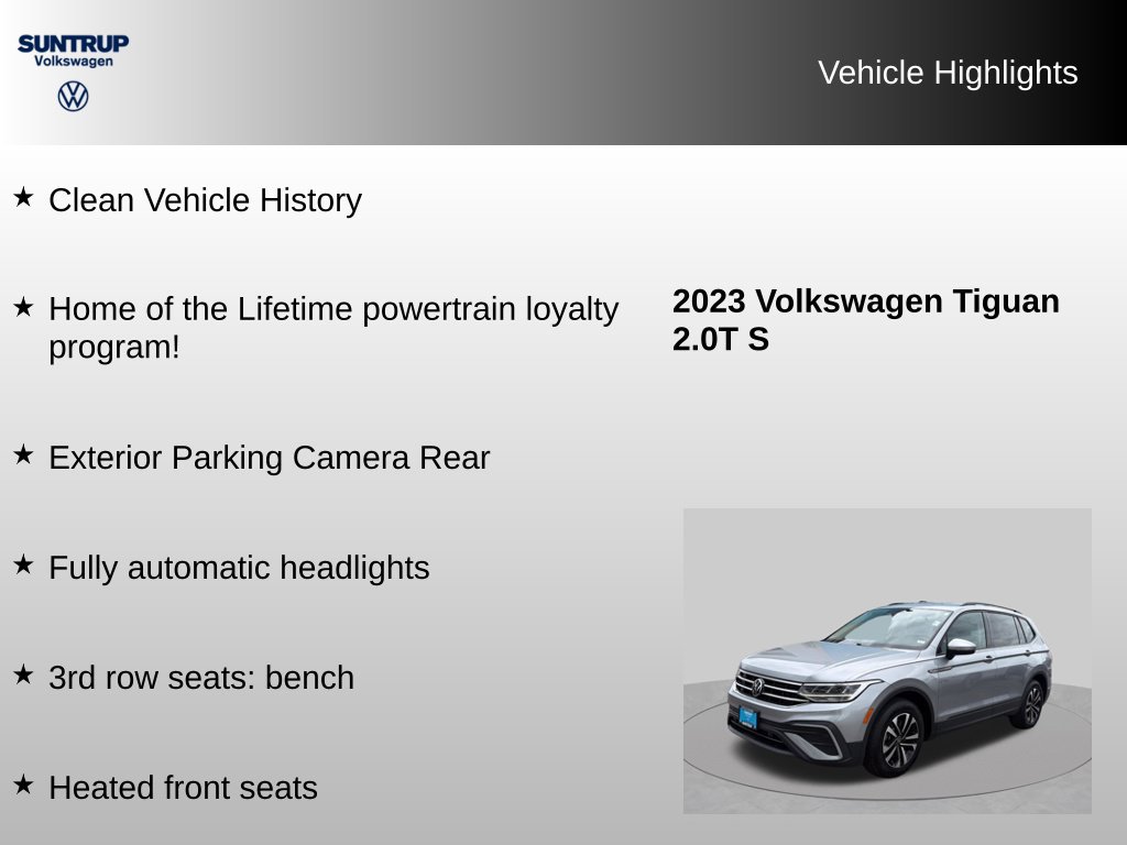 Used 2023 Volkswagen Tiguan S FWD image 7