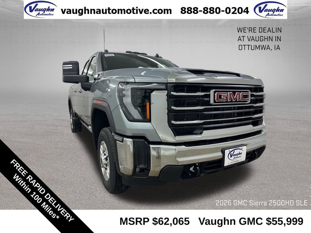 New 2026 GMC Sierra 2500 SLE w/ SLE Value Package;