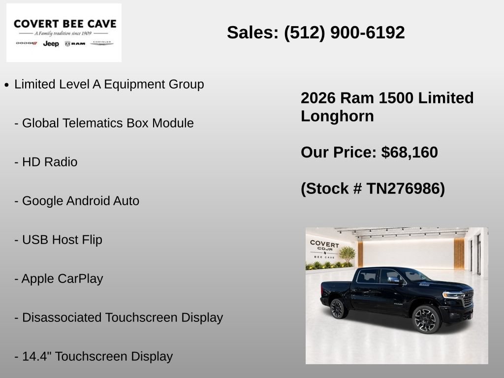 New 2026 RAM 1500 Limited AWD/4WD image 19