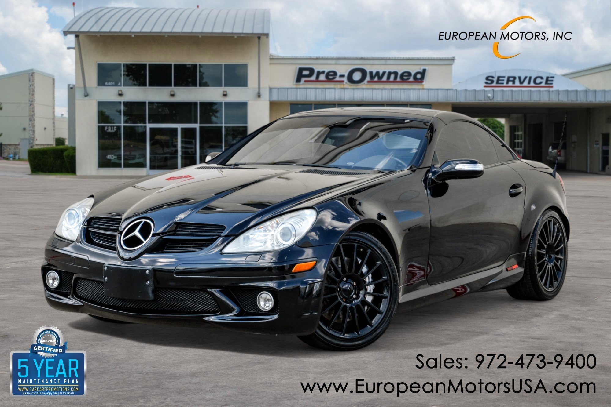 Used 2005 Mercedes-Benz SLK 55 AMG w/ Entertainment Pkg