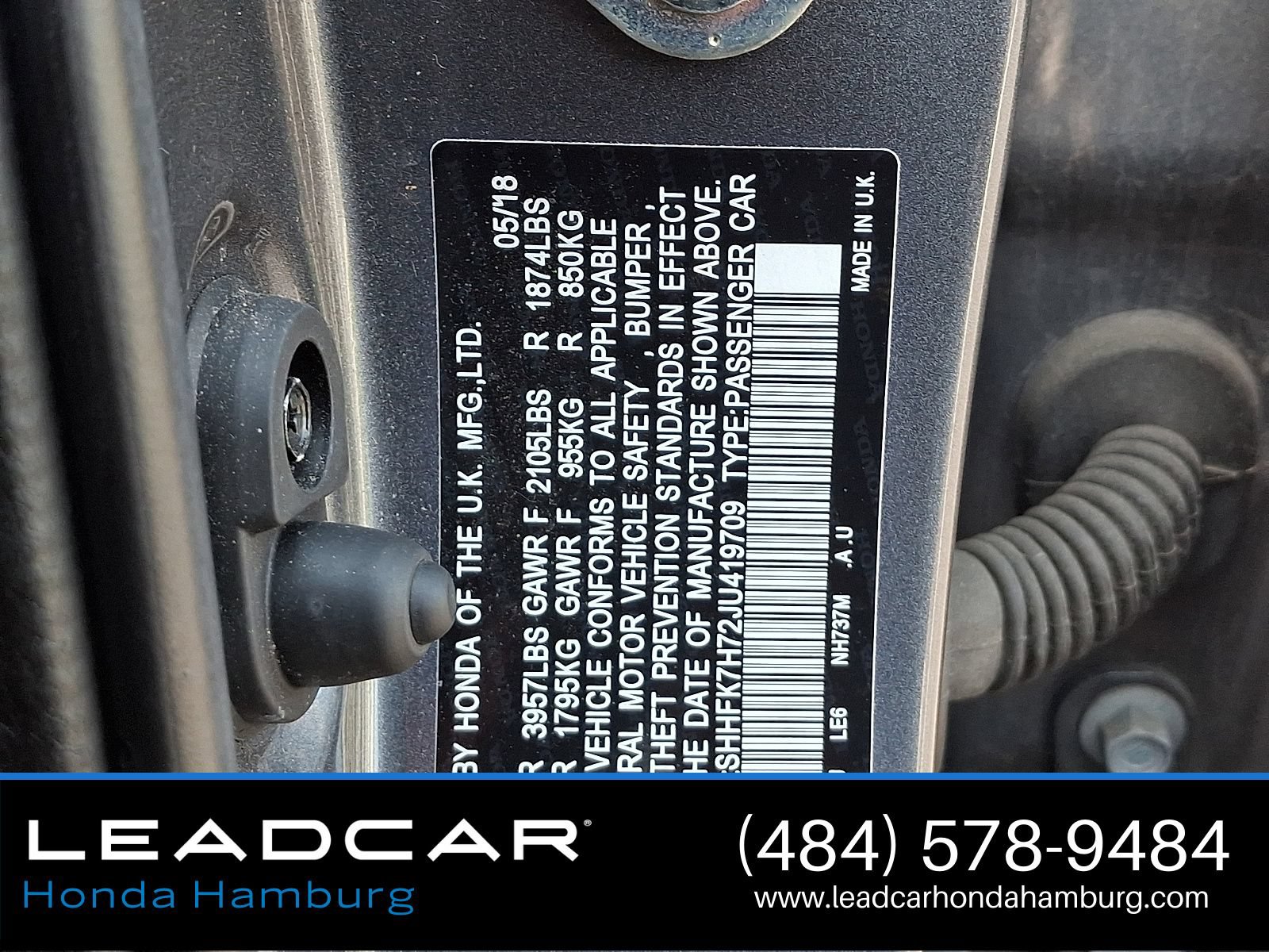 Used 2018 Honda Civic EX-L image 27