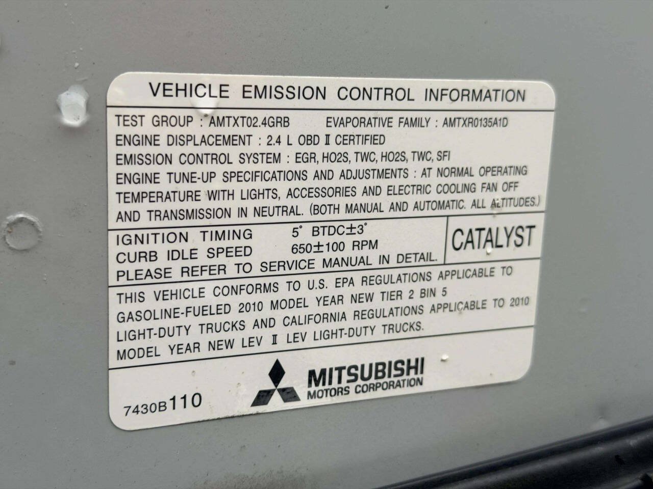 Used 2010 Mitsubishi Outlander ES AWD/4WD image 10