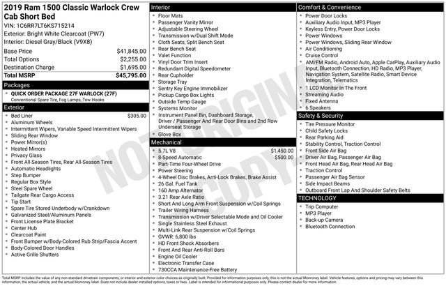 Used 2019 RAM 1500 Classic Warlock image 16