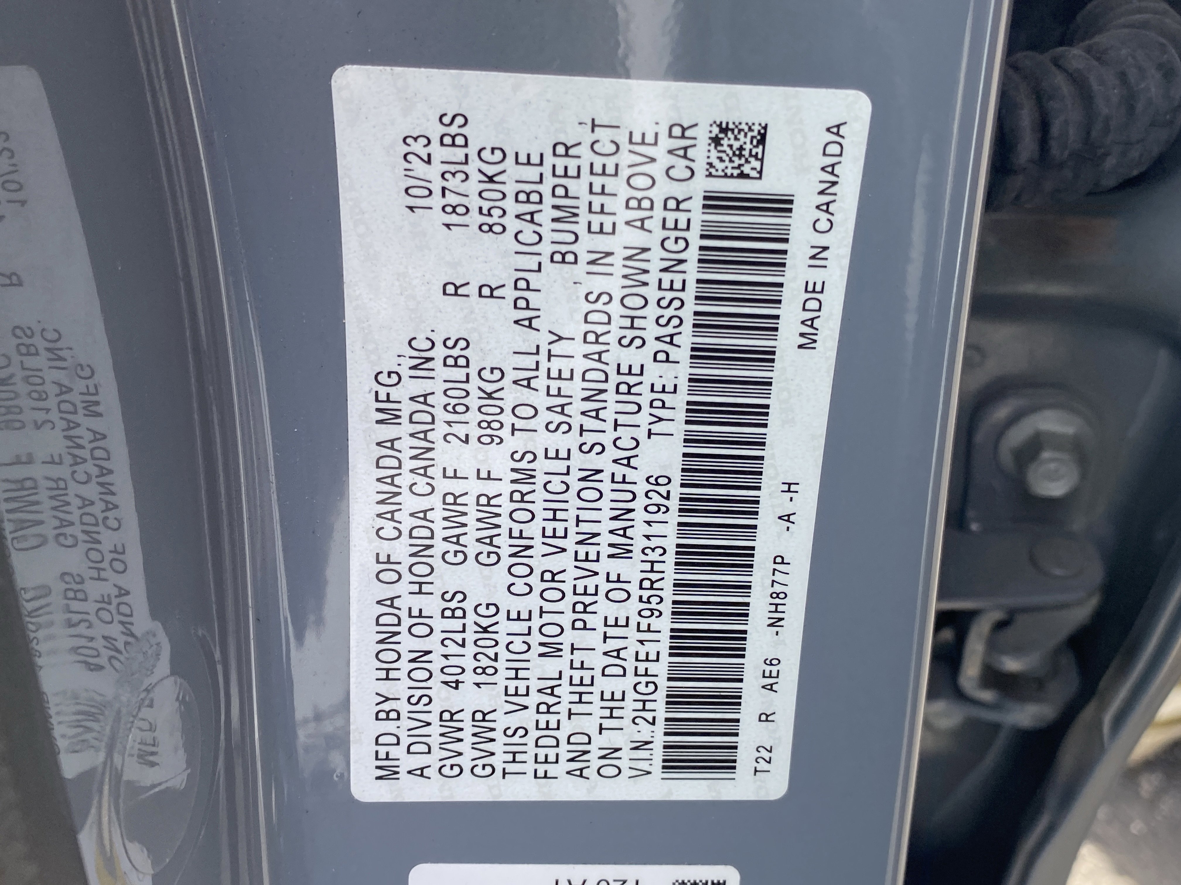 Used 2024 Honda Civic Touring image 30