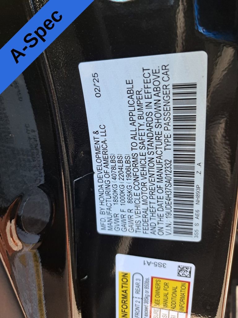 Certified 2025 Acura Integra A-Spec image 27