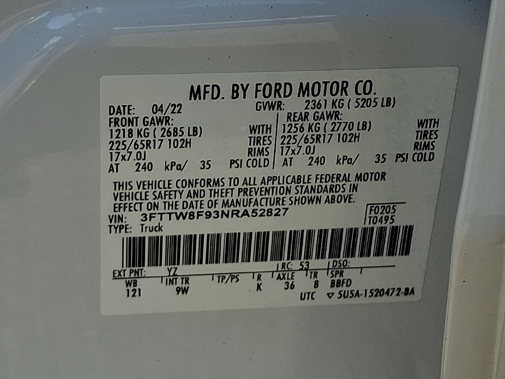 Used 2022 Ford Maverick XL w/ Equipment Group 100A Standard AWD/4WD image 27