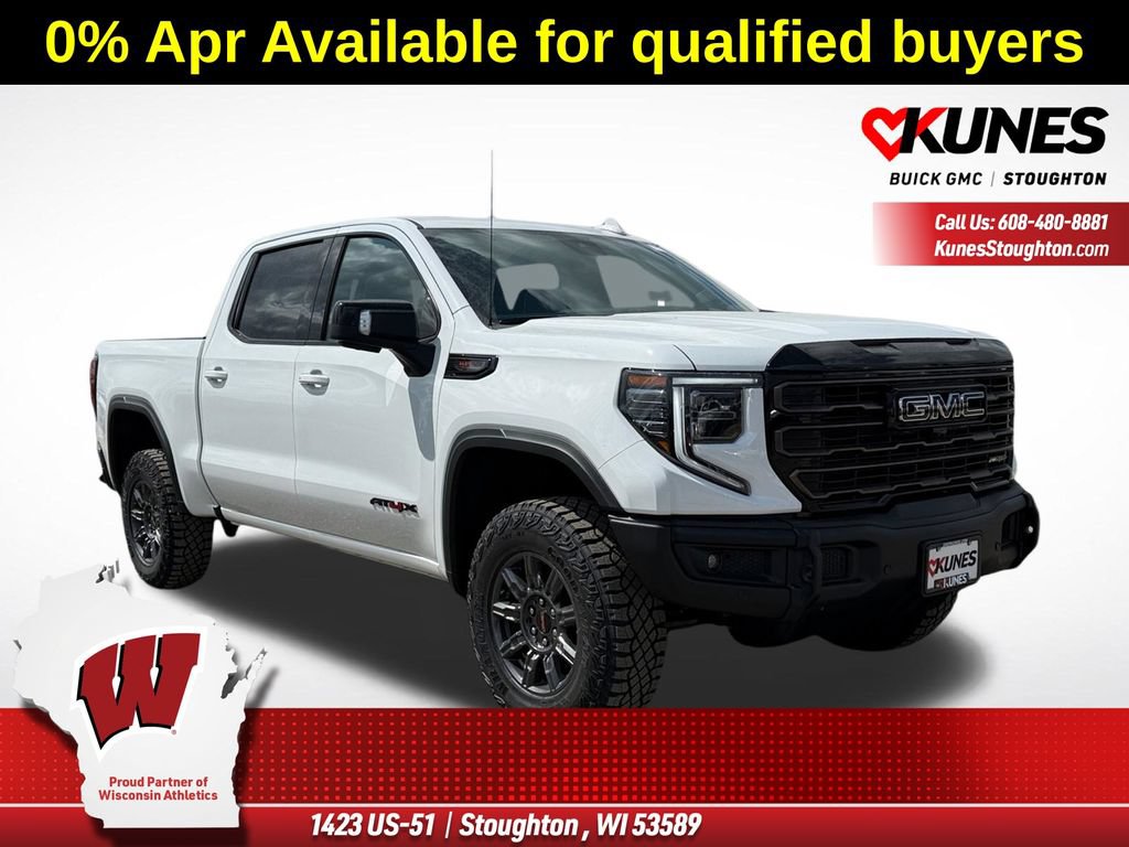 New 2026 GMC Sierra 1500 AT4X w/ LPO, Black Badging Package