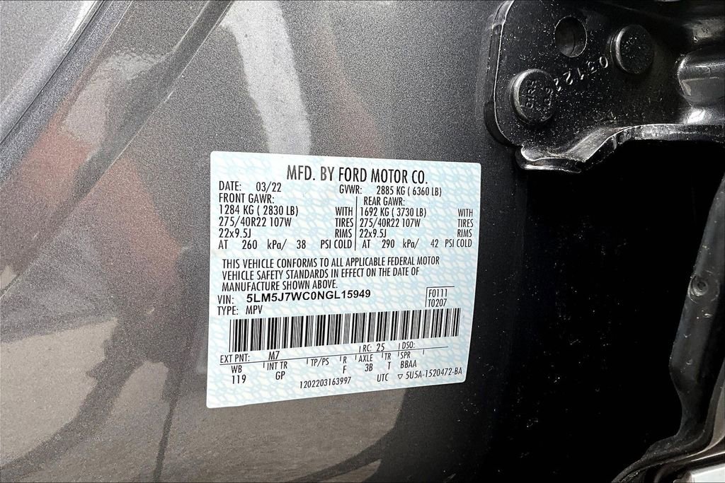 Used 2022 Lincoln Aviator Reserve w/ Equipment Group 201A image 18